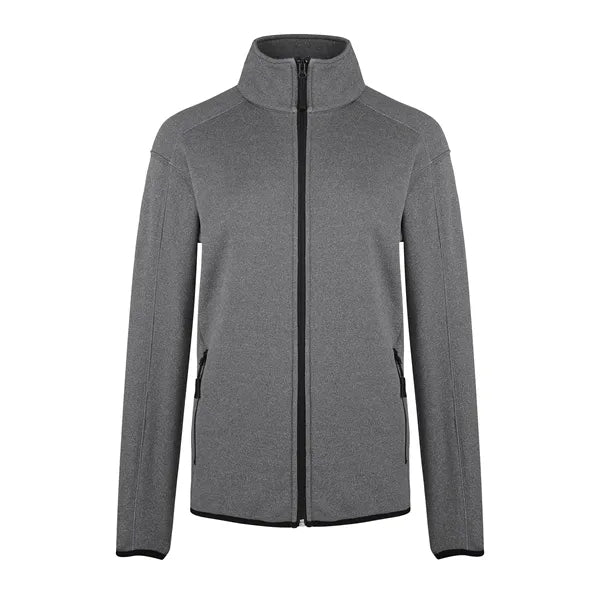 Women's Full Zip Heathered Stretch Fleece Jacket