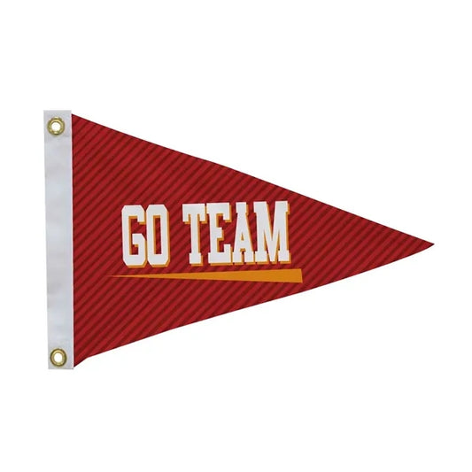 12" x 18" Nylon Pennant Flag Single-Sided
