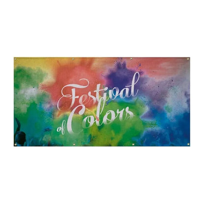 3' x 6' 9 oz. Mesh Vinyl Banner Single-Sided