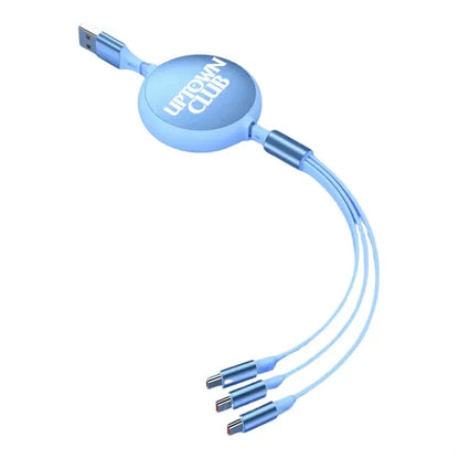 3.9 FT Retractable Multi 3 in 1 Charging Cable
