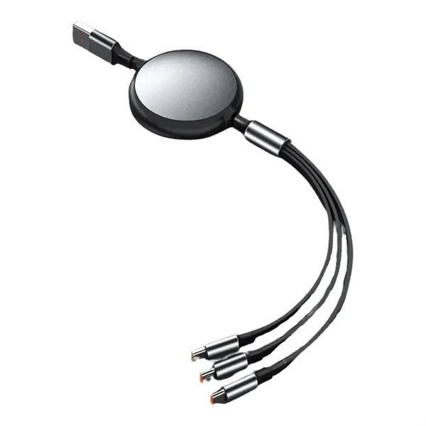 3.9 FT Retractable Multi 3 in 1 Charging Cable