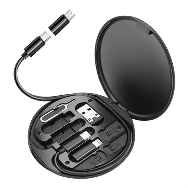 Multi Charging Cable Case Convertor USB C to Type C/iOS