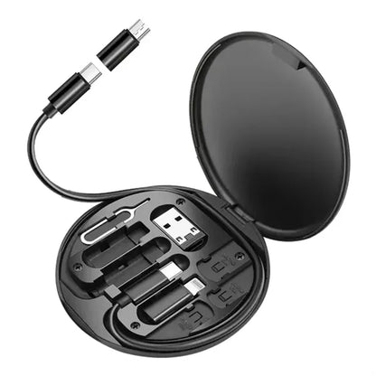 Multi Charging Cable Case Convertor USB C to Type C/iOS