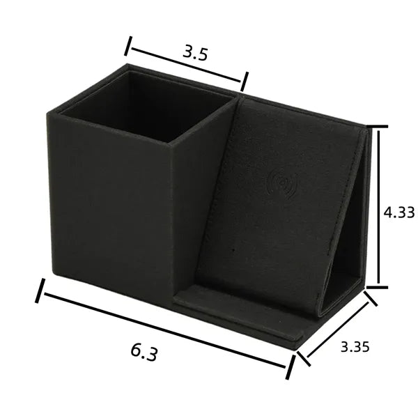 Multifunctional  Wireless Charging Pen Holder Organizer