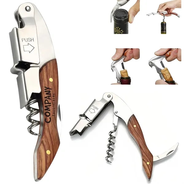 Folding Multifunction Corkscrew Foil Cutter Wine Key