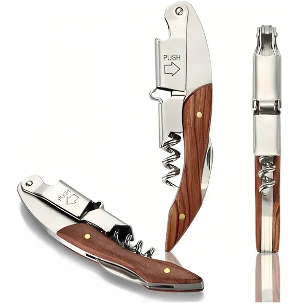 Folding Multifunction Corkscrew Foil Cutter Wine Key