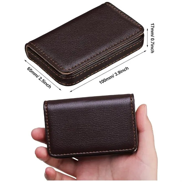 Custom Magnetic Card Case Holder PU