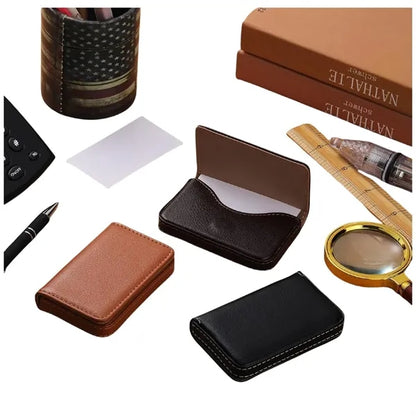 Custom Magnetic Card Case Holder PU