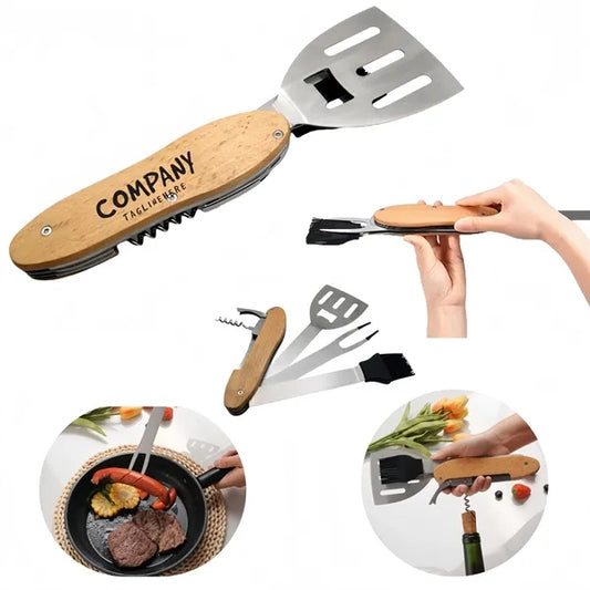5-in-1 BBQ Multi-Tool Grilling Outdoor Foldable Portable