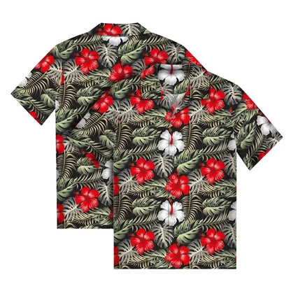 Men's Sublimated Hawaiian Cuban Collar Camp Shirt