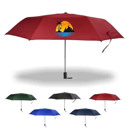 43" Arc Manual Folding Portable Umbrella
