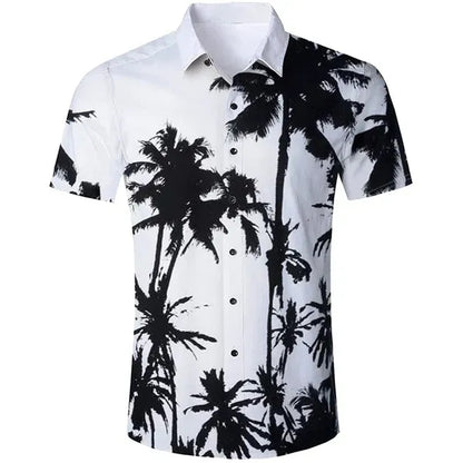Dye Sublimation Hawaiian Shirt-120gsm Customized (Ocean)
