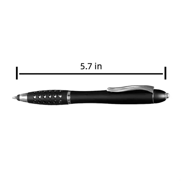 Custom Gripper Stylus Pen With Led Light