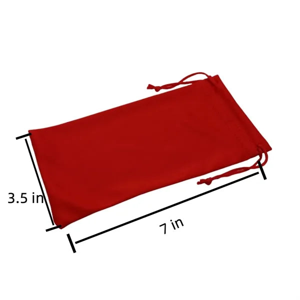 Custom Drawstring Pouch Microfiber Sunglasses Phone Bags
