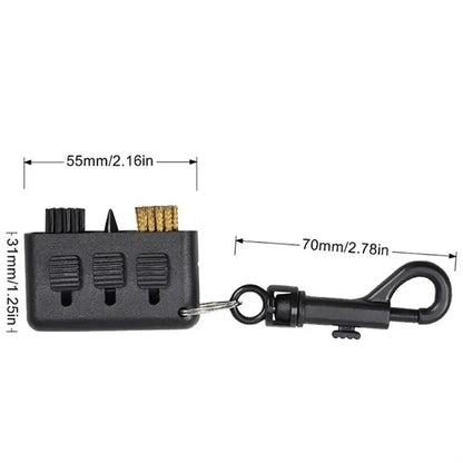 Golf Club Brush 3 In1 Multifunction Groove Cleaner Tool