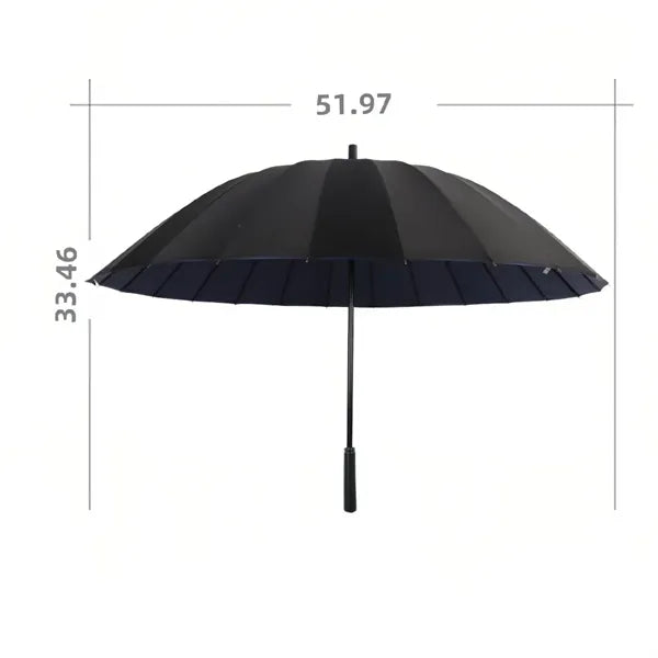 Luxury Umbrella 24-Rib Double-Layer Outdoor Rainstorm Travel