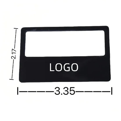 Card Size Magnifying Glass Handy Bookmark