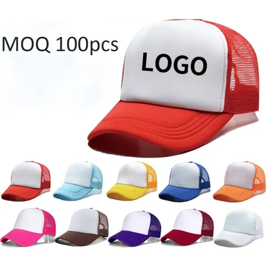 22" Adjustable Polyester Mesh Snapback Foam Trucker Hat