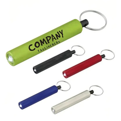 Mini LED Flashlight Keychain Key Tag