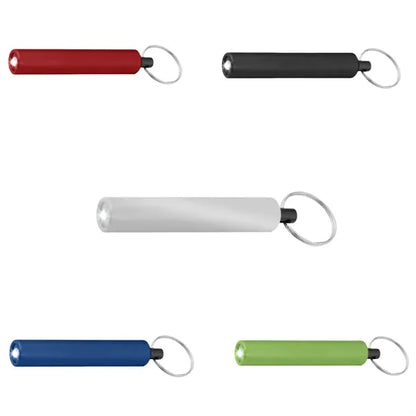 Mini LED Flashlight Keychain Key Tag