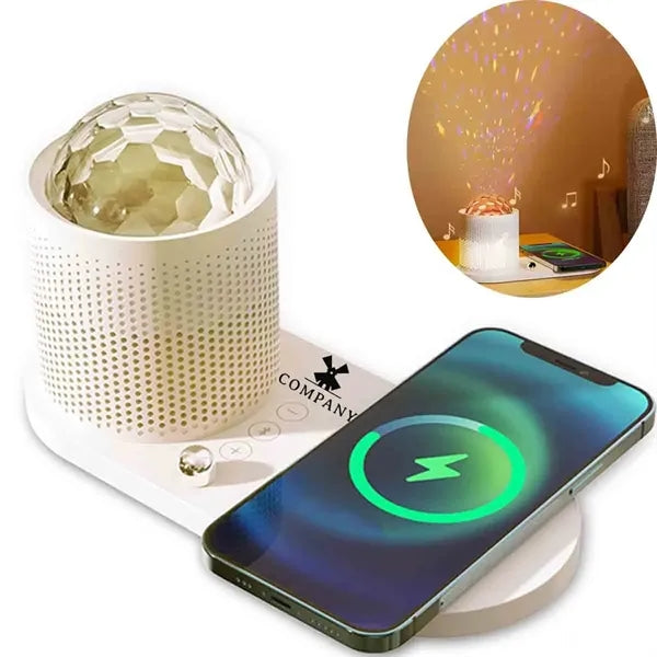 4 In 1 Night Light Bluetooth Speaker
