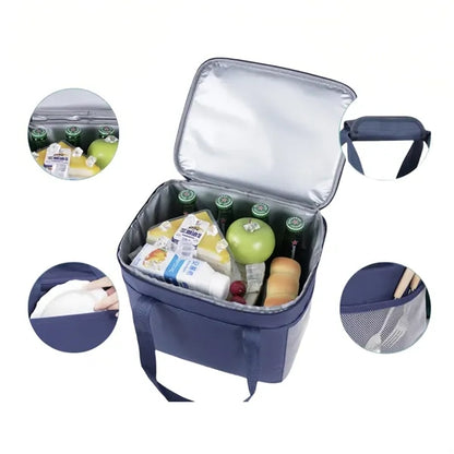 Insulated Lunch Bag Refrigerated Box Picnic Delivery Camping