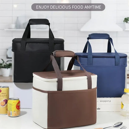 Insulated Lunch Bag Refrigerated Box Picnic Delivery Camping