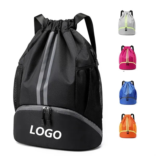 Drawstring Backpack Sports Gym Bag