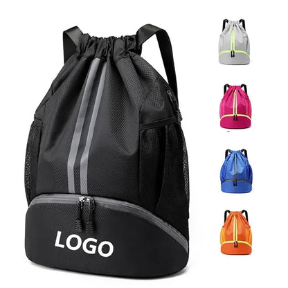 Drawstring Backpack Sports Gym Bag