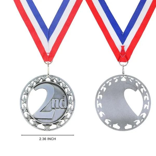 Custom Star Circle Place Medals