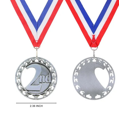 Custom Star Circle Place Medals