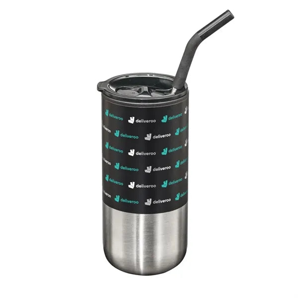 Bondi Double Wall Tumbler w/ Straw -18oz