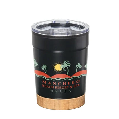 Eduardo Double Wall Tumbler w/Bamboo Base - 12oz