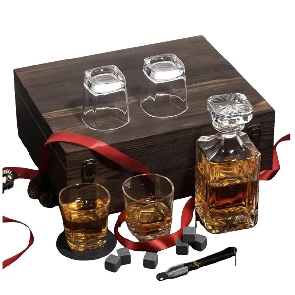 Personalized Whiskey Decanter Gift Set