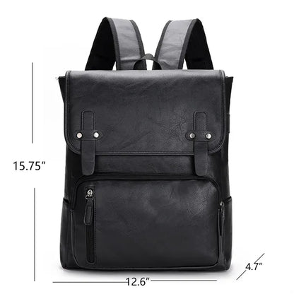 PU Leather Outdoor Backpack
