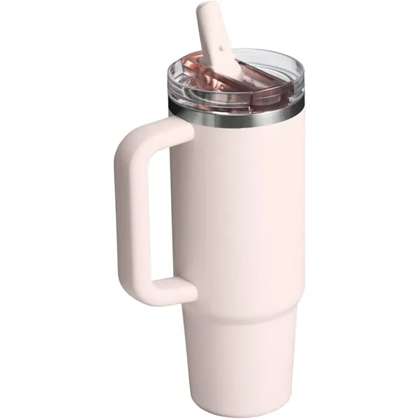 30Oz Flip Straw Tumbler Insulated Stainless Steel Cup
