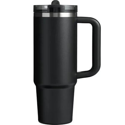 30Oz Flip Straw Tumbler Insulated Stainless Steel Cup