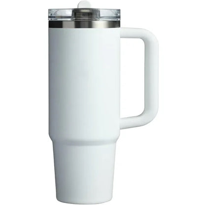 30Oz Flip Straw Tumbler Insulated Stainless Steel Cup