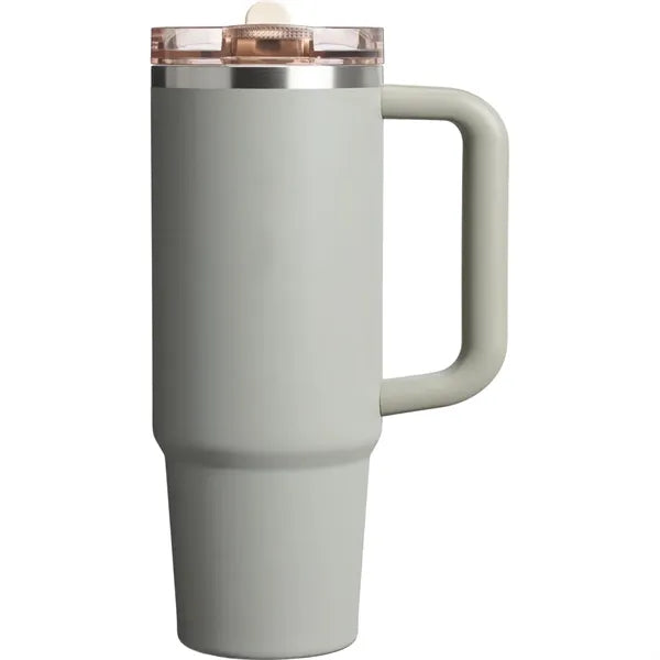 30Oz Flip Straw Tumbler Insulated Stainless Steel Cup
