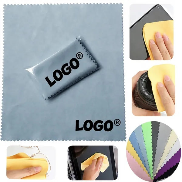 Microfiber Cleaning Cloth In Case for Glasses Lens Screens