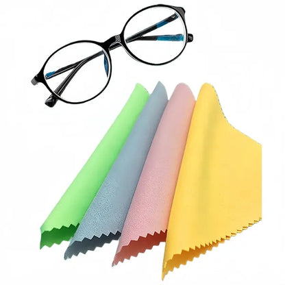 Microfiber Cleaning Cloth In Case for Glasses Lens Screens