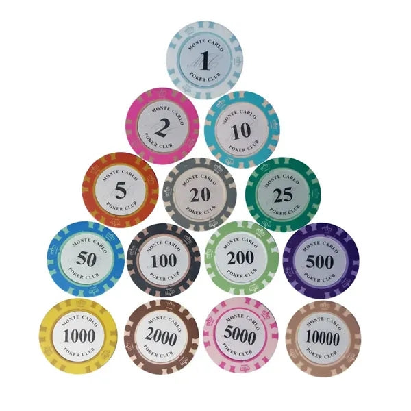 11.5 G Professional Clay Poker Chips