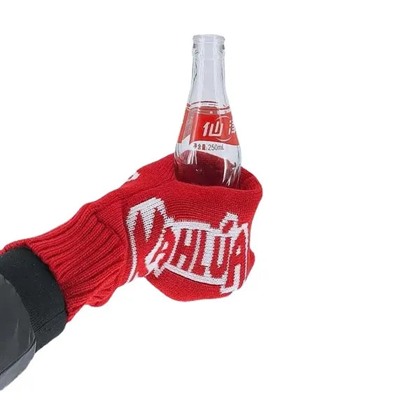 Knitted Winter Drinking Beer Glove Mittens