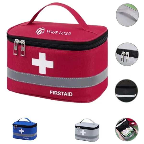 Portable First Aid Travel Home Outdoor Medicine Storage Bag