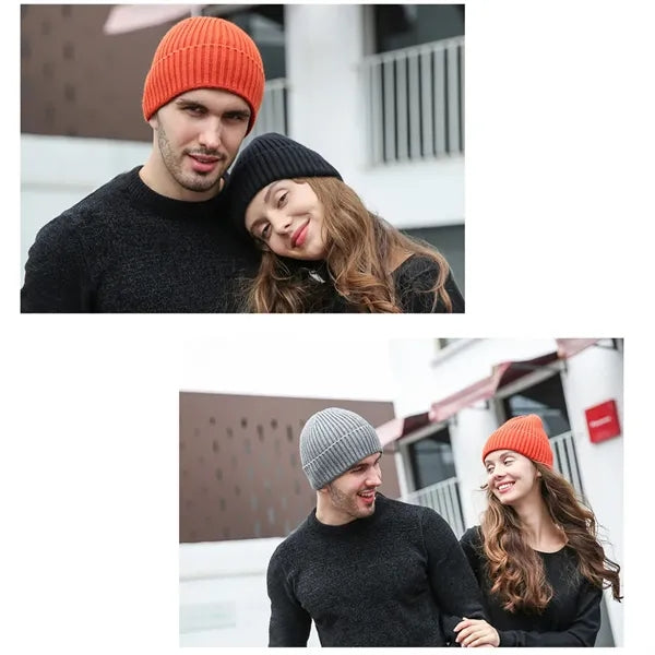 Cold Weather Skull Cap Windproof Beanie Hats