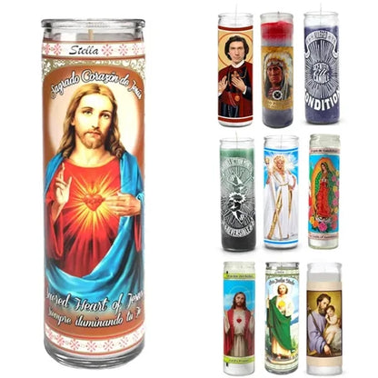 14oz Full Color Custom Prayer Candles