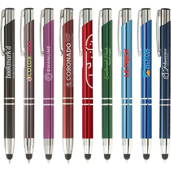 Executive Metal Aluminum Barrel Stylus Pen