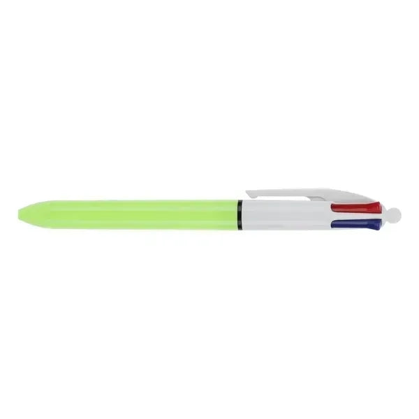 Custom Medium Point 1.0mm 4 Color Retractable Ball Pens