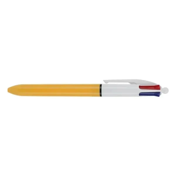 Custom Medium Point 1.0mm 4 Color Retractable Ball Pens