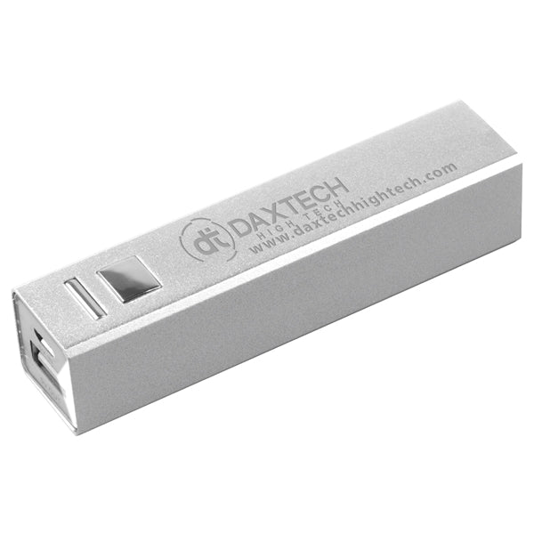 UL Listed Aluminium 2200 mAh Lithium Ion Portable Power Bank